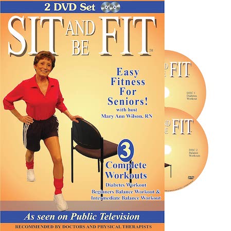 Exercise for Seniors DVD Collection- 6 Total Body Workouts + 10 Balance  Workouts + Resistance Band + 3 Bonus Senior Exercise Gifts- Easy to Follow.  Fun to do! Exercise videos for seniors
